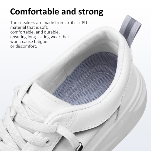 KALLORY dame low-top sneakers hvide og grå 1 par 1