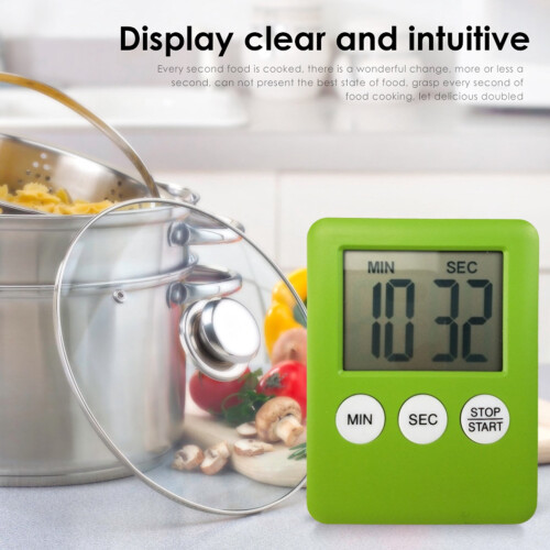 Digital Timer with Magnetic Base for Classroom Kitchen and 2