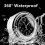Motorcycle Handlebar Clock Aluminum Waterproof Quartz Watch 7