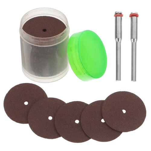 Rotary Tool Drill Grinder Attachment with 36-Piece Mesh Set 1