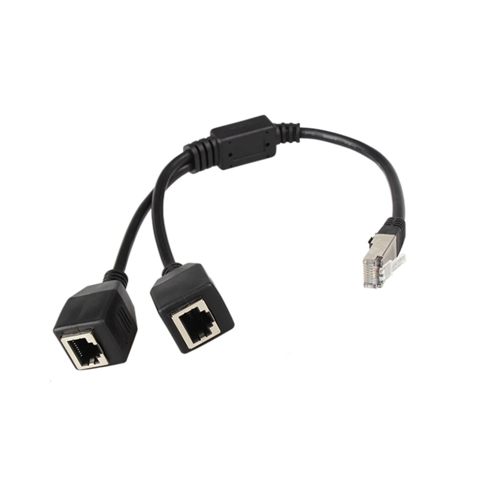Ethernet Splitter Adapter Rj45 1-To-2 Port 939152549726