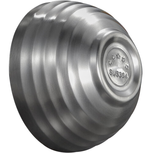 Ramenskål Retrostil Soppskål med Lock Silver 2