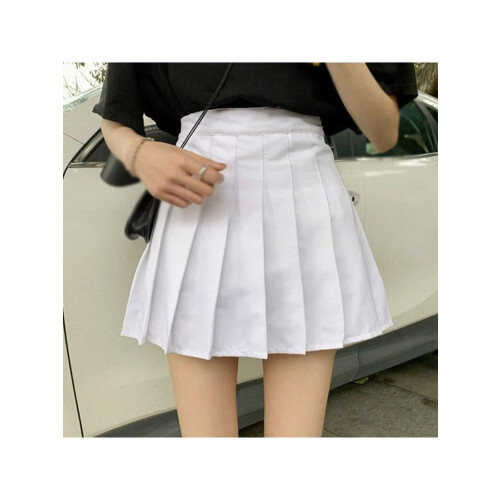 Gonna a pieghe da donna, stile college, basic e versatile 1