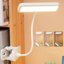 Lampe à pince rechargeable USB, 30 LED, 3 niveaux de luminosité