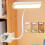 Lampe à pince rechargeable USB, 30 LED, 3 niveaux de luminosité 1