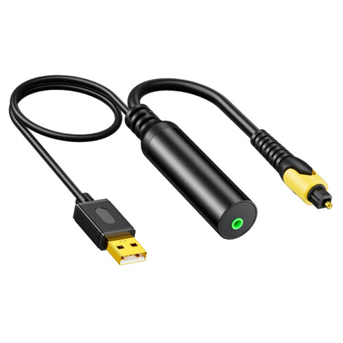 3,5 mm til USB digital lydkonverteradapter