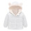 Chaqueta acolchada ligera e impermeable para niñas con capucha. 1
