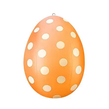 Œuf de Pâques en ballon à pois, couleur vive, 1 pièce