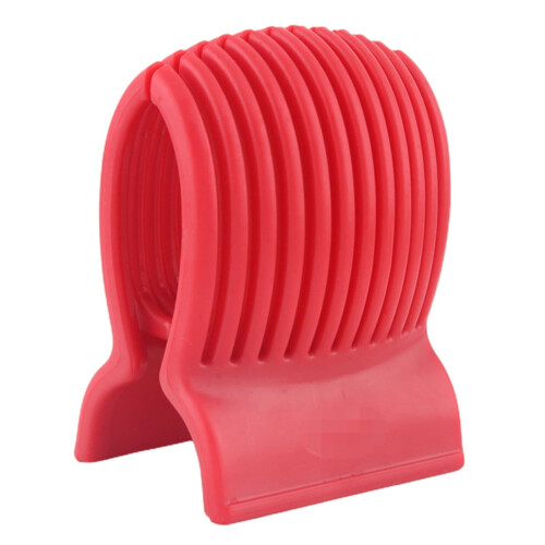 Fatiador de tomate e cebola ergonômico em plástico (1 peça)