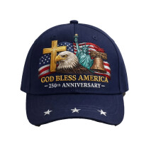 Casquette de baseball patriotique USA 250e anniversaire