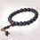 Trä Buddha Mala bönepärlor för män Tibet handled 6