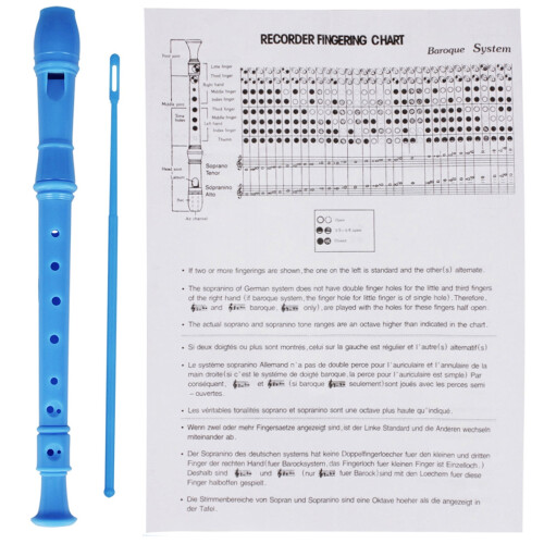 Sopraanfluit Sopraanblokfluit 8-gaats blaasinstrument