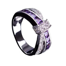 Bague de Noël en forme de cœur doré avec le Père Noël pour femme, tailles 9, 11 et 12
