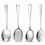 Cuchara de servir de acero inoxidable con mango largo (4 unidades) 1