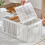 Foldable Plastic Storage Box with Dividers 3-Pack 1