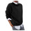 Pull à manches longues pour femme, uni, col zippé 1