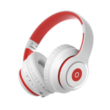 Auriculares inalámbricos Bluetooth 5.4 rojos con cancelación de ruido