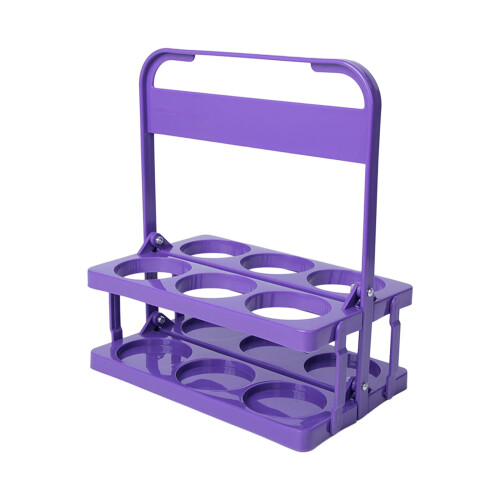 Cesta de plástico reutilizable para 6 botellas de cerveza