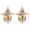 Copper Grill Teeth with Star Design 2-Piece Set 1