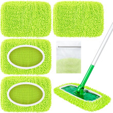 Microfiber Pads for Sweeper Mop – Washable Wet Dry Cloths