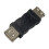 Μεταλλικός προσαρμογέας USB θηλυκό-θηλυκό μαύρος 1 τεμ. 1