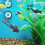 Ornamento da sub in plastica per acquario, colore blu scuro 8