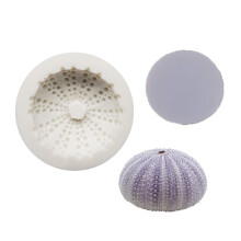 Siliconen mal van zee-egelschelp voor fondant chocoladetaart