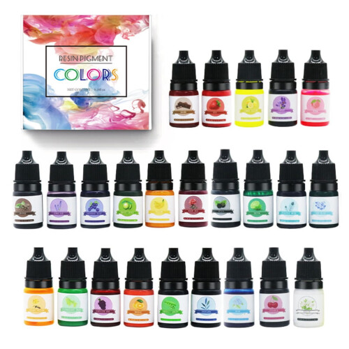 Epoxy Resin UV Glue Pigment 24 Colors