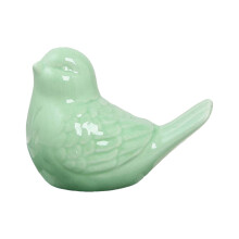 Ceramic Bird Toilet Screw Cover Cap Green