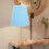 Abat-jour suspendu moderne bleu ciel mini 7