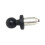 Aluminum motorcycle fork stem mount adapter black 1