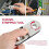 Universal Network Wire Stripping Tool for Cat5E, Cat6,Cat7, Cat8 - Coaxial Cable Stripper, Pocket Cable Stripper Tool 5