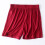Damen-Baumwoll-Freizeitshorts mit elastischem Bund, Weinrot, XL 2