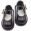 Sapatos de boneca DIY pretos em PU (1 par, 1,3 x 0,7 x 0,6 polegadas) 7