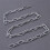 Verzinkte spiraalketting, 3 mm diameter, 1 meter 7