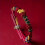 Handgewebtes Perlenarmband im Vintage-Stil, marineblau mit 5