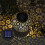 4PCS LED Solar Lights Replacement Top Solar Lantern Solar Panel Powered Lantern Lid Lights for Outdoor Pathway Yard 2