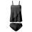 Elabch Plus Size Tankini Set Black3XL 6