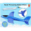 Avião planador de espuma para arremesso, 44,5 cm (17,5 polegadas), pacote com 4 unidades 4