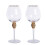 Champagne Flutes Glass Modern Elegant 2-Pack 1
