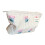 Make-uptasje van canvas met ritssluiting voor dames, wit (tulpenkleur). 3