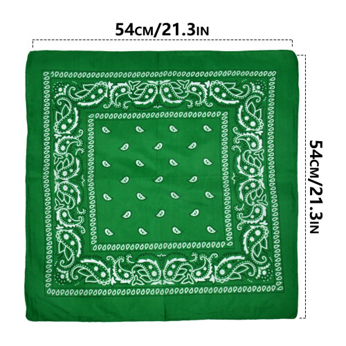 Cowboy Headband Polyester Multi-Purpose 22x22 Inch Grass 1