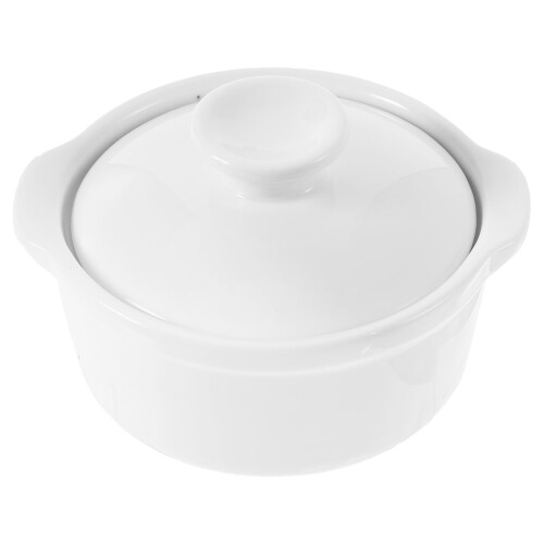 Keramik-Suppenschüssel mit Deckel und Griff (1 Set) 1