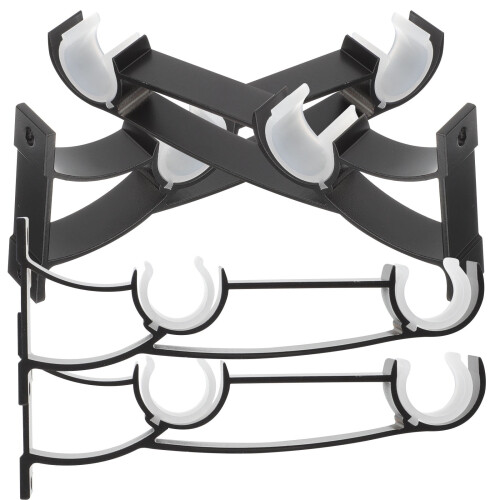 Supports de tringle à rideaux robustes (lot de 6) 2