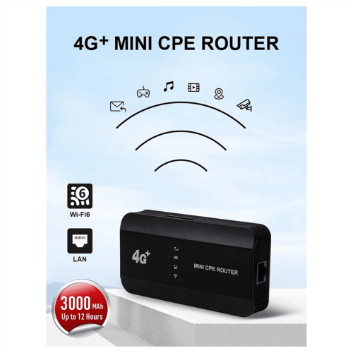 Routeur portable 4G MiFi WiFi6 avec port LAN 1