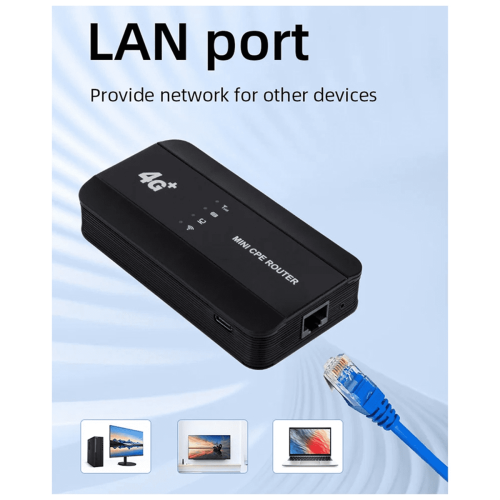 Routeur portable 4G MiFi WiFi6 avec port LAN 2
