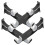 Supports de tringle à rideaux robustes (lot de 6) 4