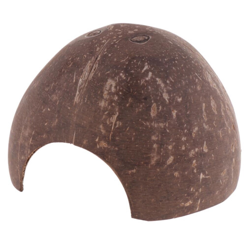 Cabane naturelle en noix de coco, cachette pour reptiles, grotte 2