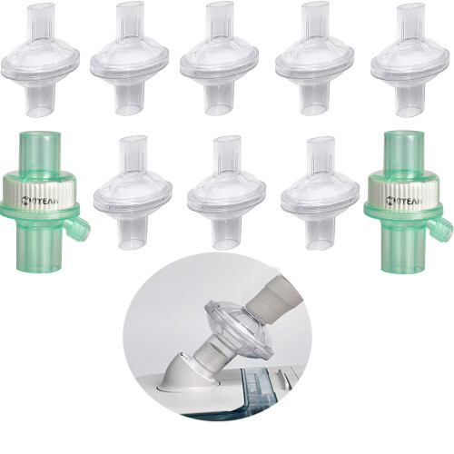 CPAP In-Line Filter Universal Fit 22mm 25mm 10PCS