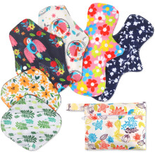 Reusable Menstrual Pads with Wings Set 6 pcs